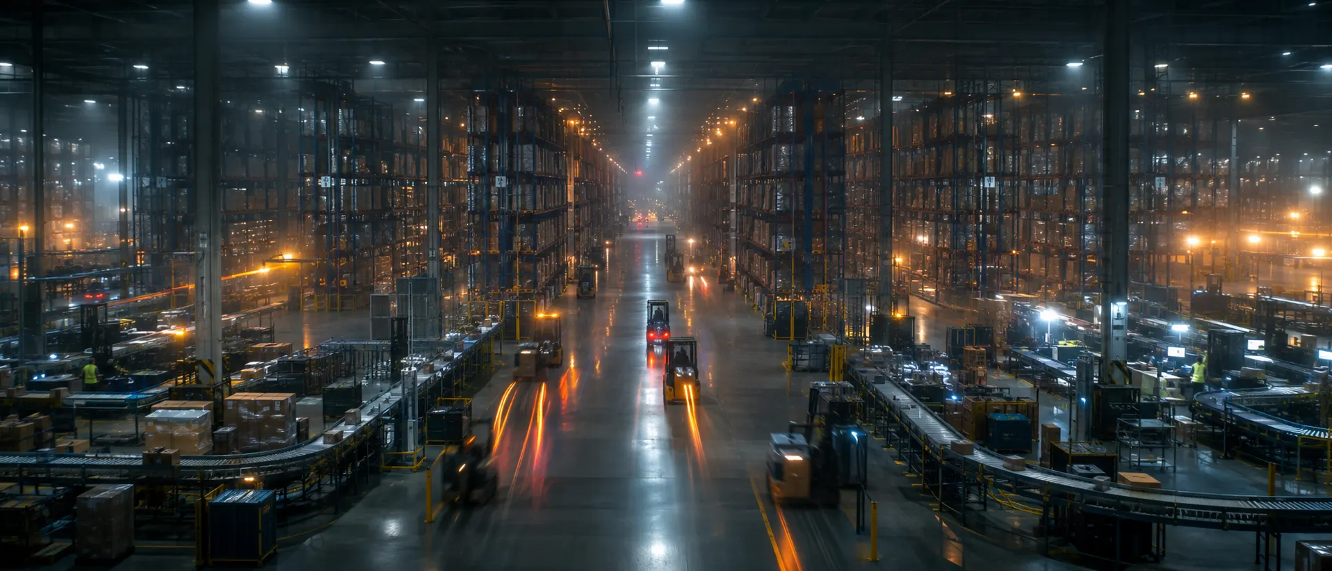 Warehouse at peak season